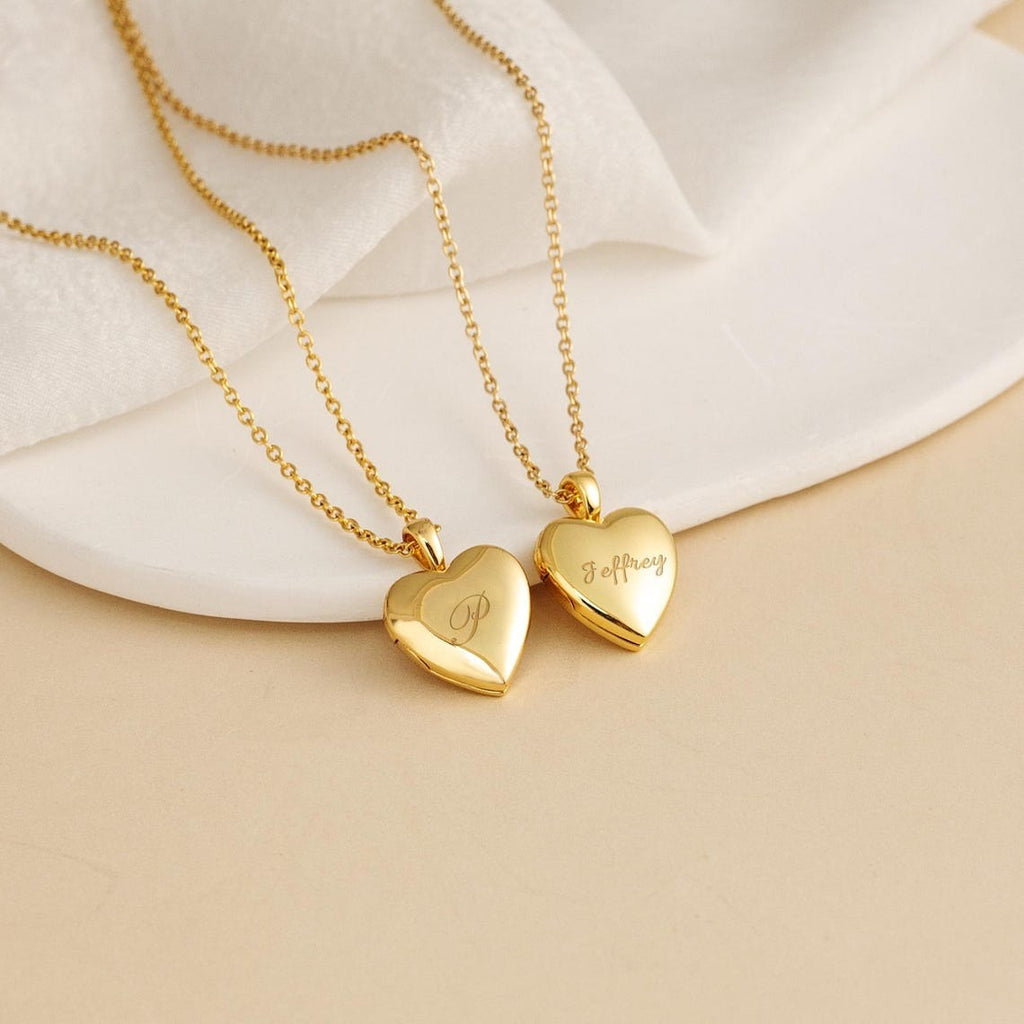 Custom Pet Heart Locket Necklace