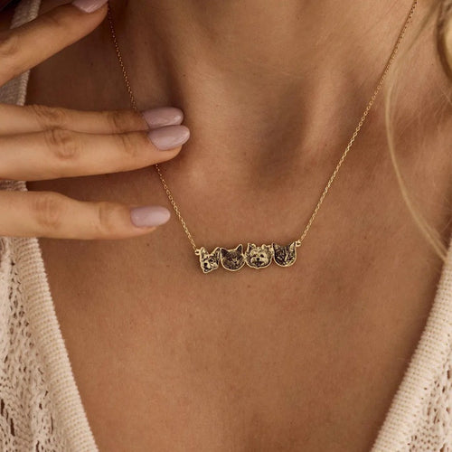 Custom Pet Face Necklace